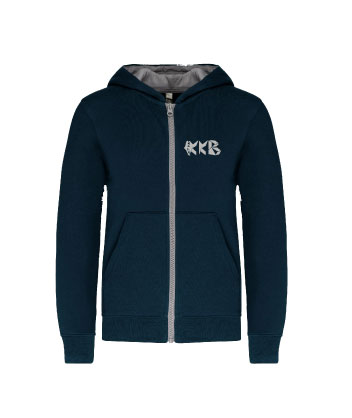 Kanner Hoodie Zip Navy