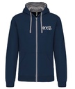 Häeren Hoodie Zip Navy