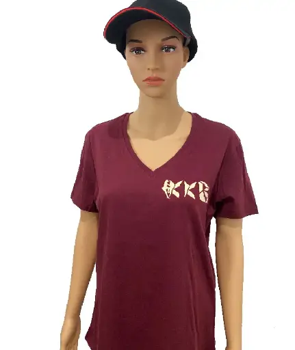 Fraen T-shirt Vhals
